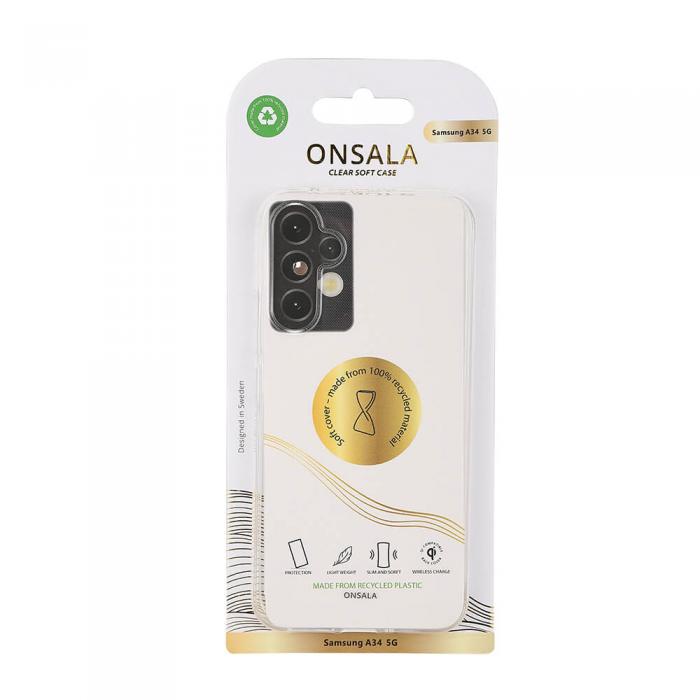 Onsala - ONSALA Galaxy A34 5G Skal TPU - Transparent