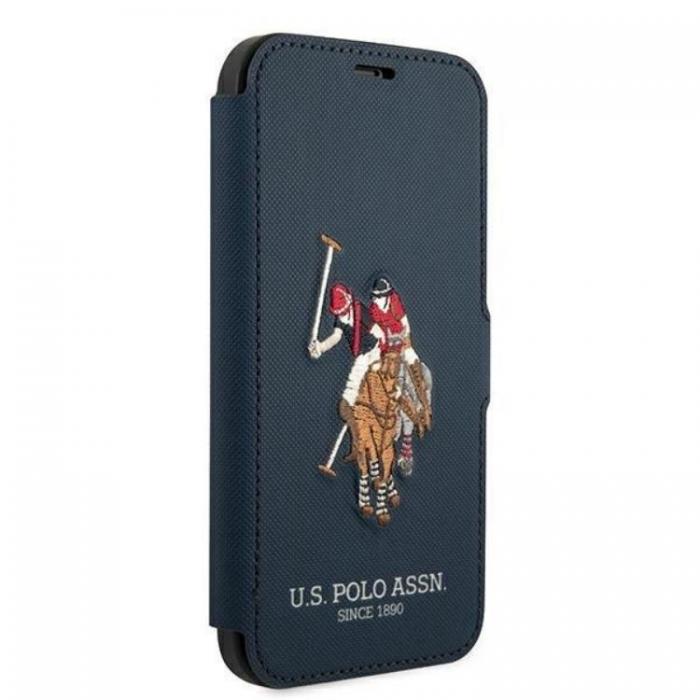 US Polo - US Polo Polo Embroidery Collection Fodral iPhone 12 / 12 Pro - Marinbl
