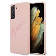 Guess - Guess Skal Galaxy S21 Plus Script Vintage - Rosa