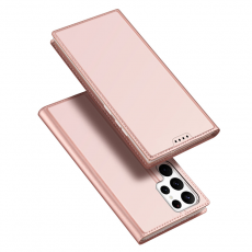 Dux Ducis - Dux Ducis Galaxy S23 Ultra Plånboksfodral Skin Series - Rosa Guld