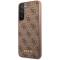Guess - Guess Galaxy S23 Skal 4G Metal Gold Logo - Brun
