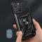 A-One Brand - iPhone 14 Pro Max Skal Kameraskydd Kickstand - Svart