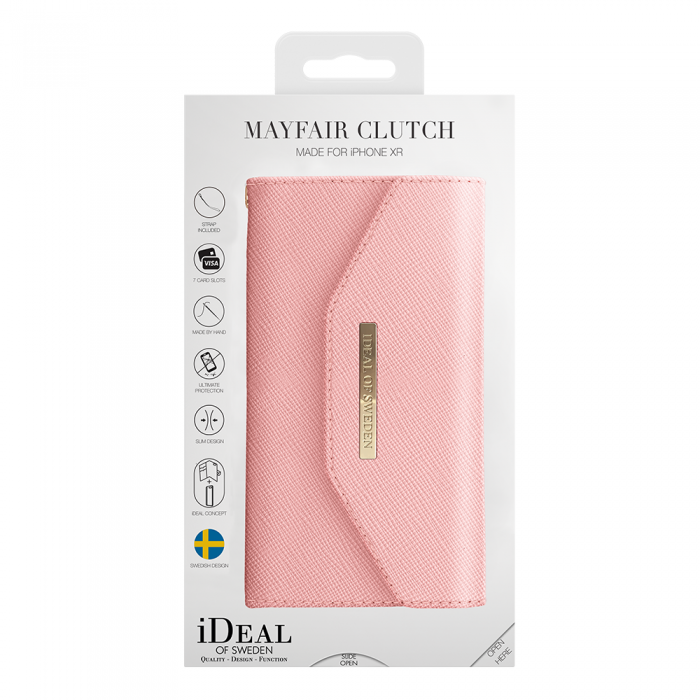 UTGATT5 - iDeal of Sweden Mayfair Clutch iPhone XR Pink
