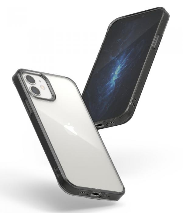 UTGATT5 - RINGKE Fusion Mobilskal iPhone 12 Mini - Smoke Black