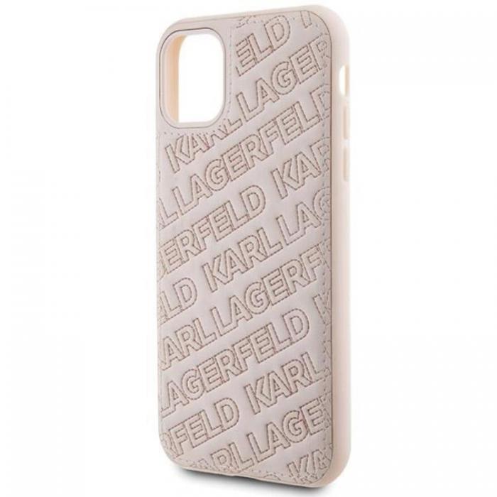 KARL LAGERFELD - KARL LAGERFELD iPhone 11/XR Mobilskal Quilted K Pattern - Rosa