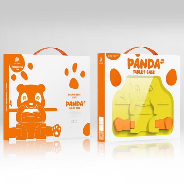 UTGATT5 - Dux Ducis Panda Kids Soft Tablet Skal Galaxy Tab A7 Lite - Gul