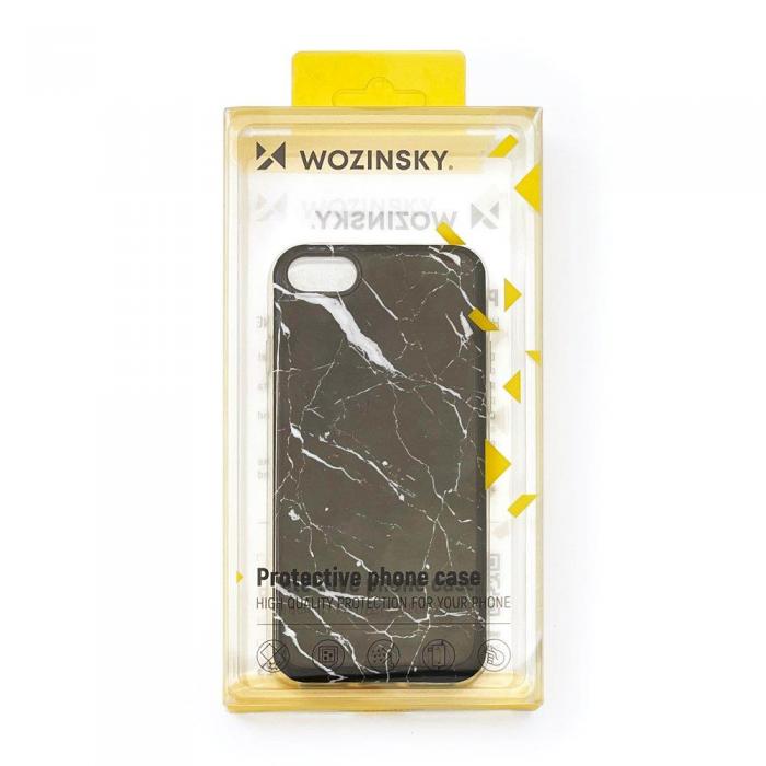 Wozinsky - Wozinsky Marble TPU skal till Samsung Galaxy M51 - Svart