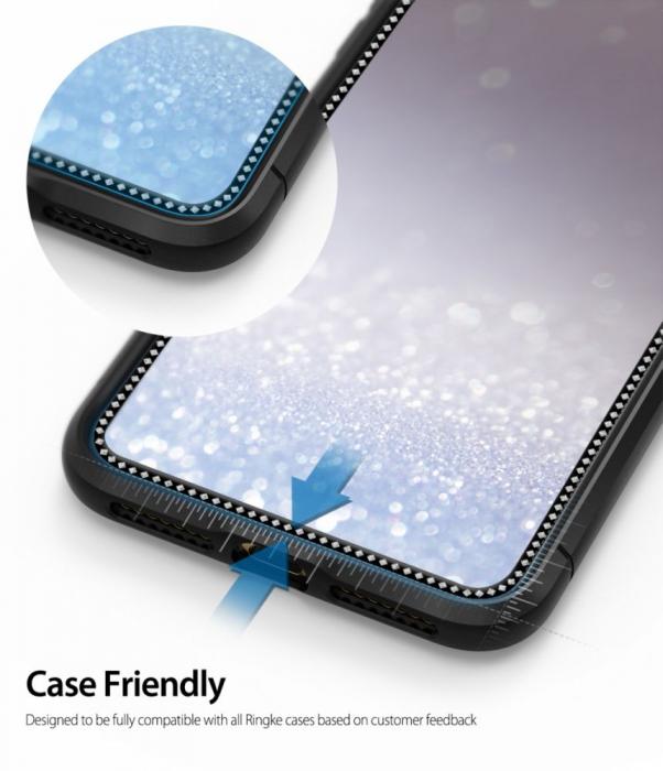 UTGATT5 - RINGKE Hrdat Glas Id Diamond Glas iPhone 11 Pro Svart