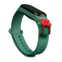 A-One Brand - Xiaomi Mi Band 4/3 Armband Xmas Gift Silicone - Grön