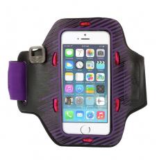 A-One Brand - Armband med blinkande lampor till Apple iPhone 5S/5/5C - Lila