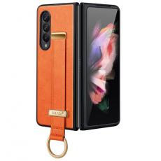 SULADA - SULADA Galaxy Z Fold 4 Skal Kickstand med Wristband - Orange