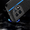 A-One Brand - OnePlus 11 5G Mobilskal Carbon Fiber PU-Lder - Rd