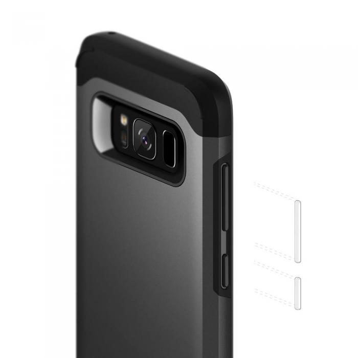 Caseology - Caseology Legion Skal till Samsung Galaxy S8 Plus - Gunmetal