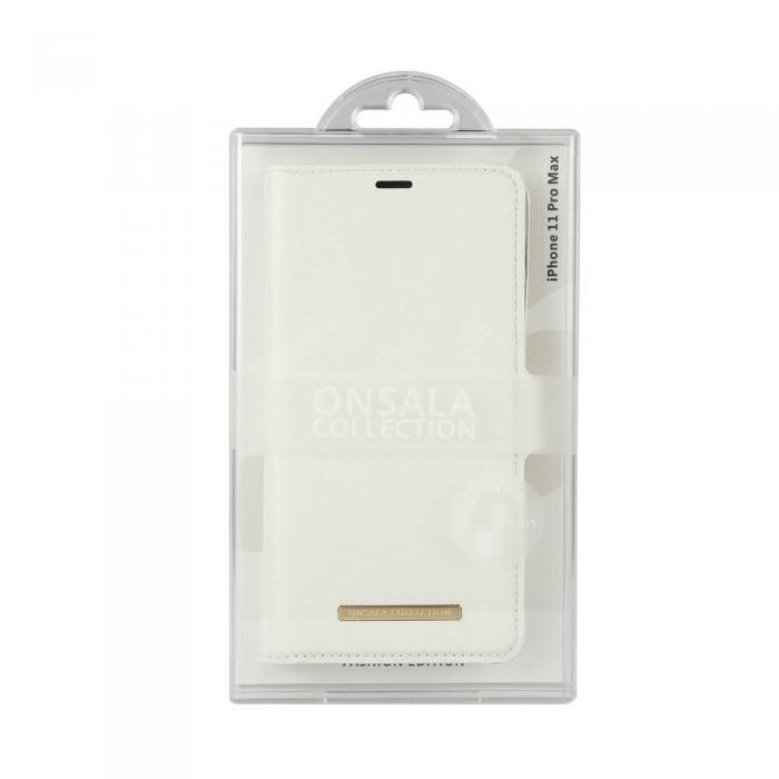 Onsala - ONSALA Mobilfodral Saffiano White iPhone 11 Pro Max