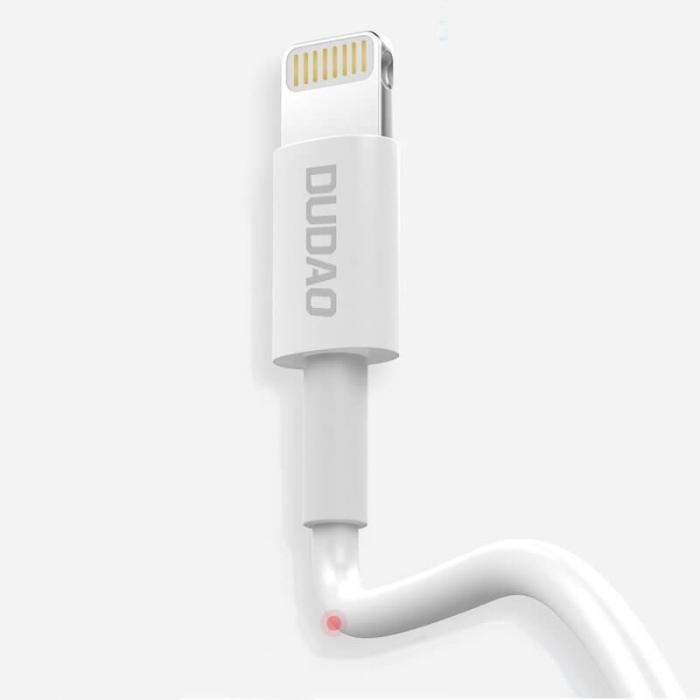 Dudao - Dudao USB-A till Lightning kabel 3A 1m L1L Vit