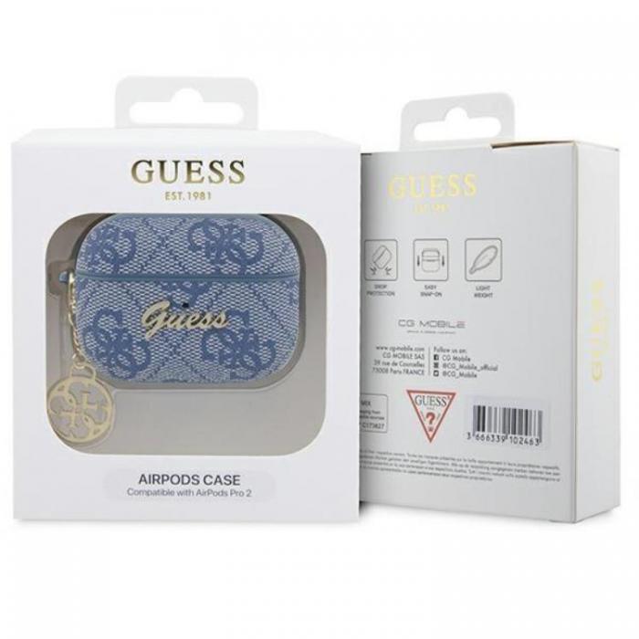 Guess - Guess Airpods Pro 2 Skal 4G Charm Collection - Bl