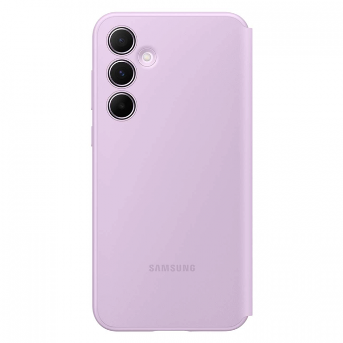 Samsung - Samsung Galaxy A55 5G Plnboksfodral Smart View - Lila