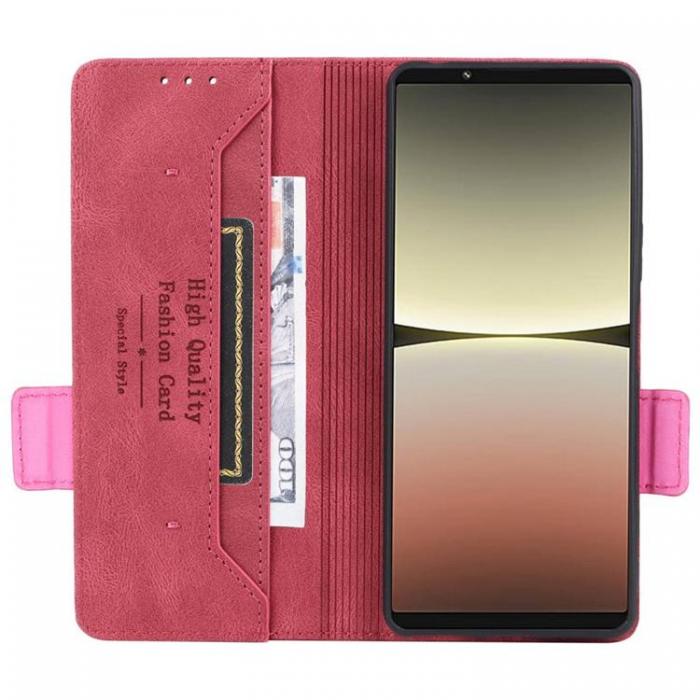 A-One Brand - Sony Xperia 5 IV Plnboksfodral Decor Magnetic Clasp - Rd