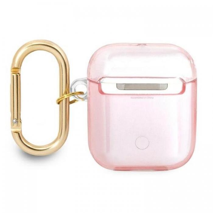Guess - Guess AirPods Skal Strap Collection - Rosa