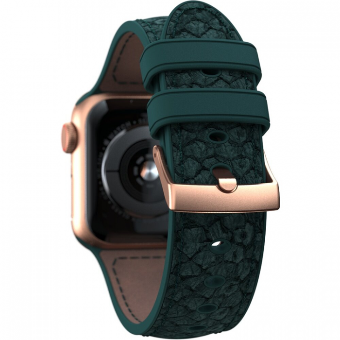 UTGATT1 - Njord byElements Laxlder Apple Watch 40/41mm - Grn