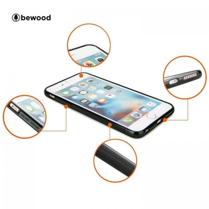Bewood - Bewood iPhone 13 Pro Mobilskal Magsafe Wooden Traveler Merbau