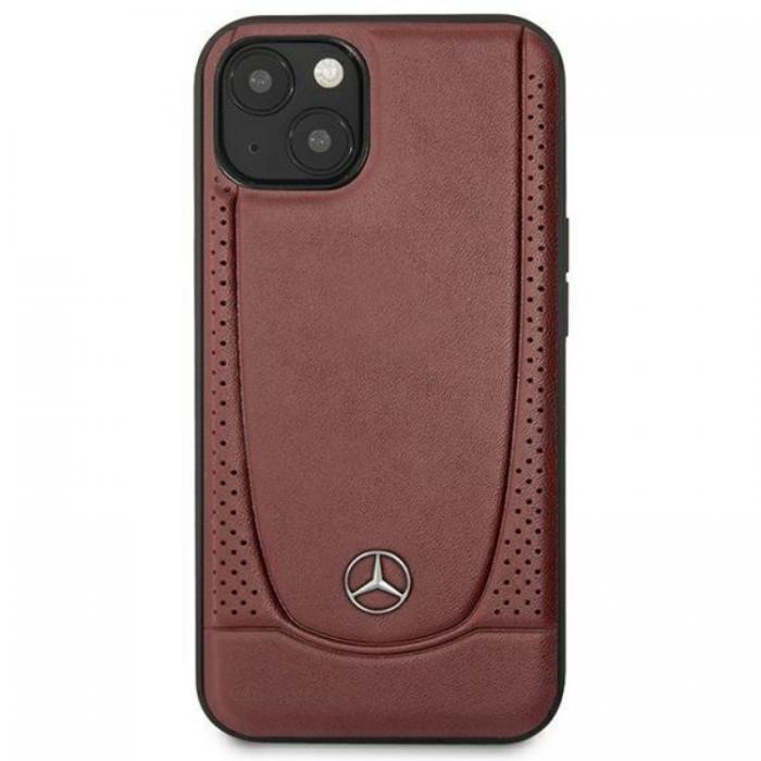 Mercedes - Mercedes iPhone 15 Mobilskal Lder Urban - Rd