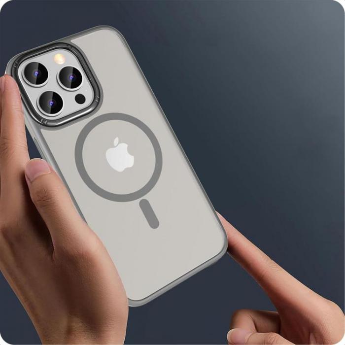 Tech-Protect - Tech-Protect iPhone 15 Pro Max Mobilskal Magsafe Magmat 2 - Titanium