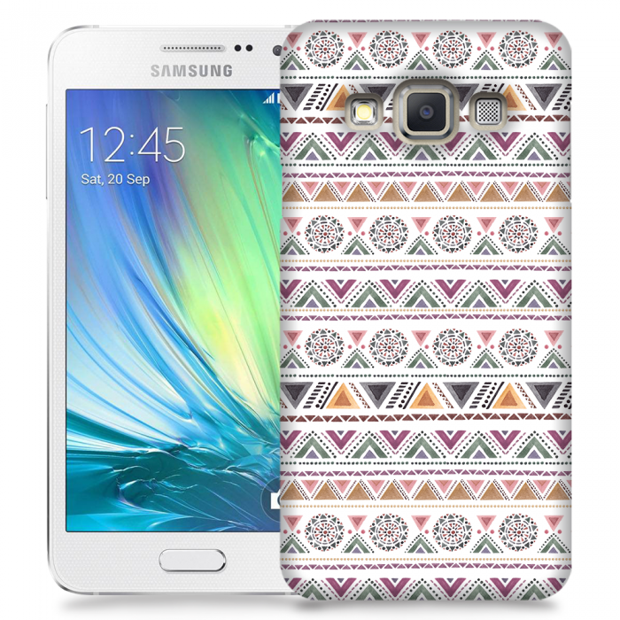 UTGATT5 - Skal till Samsung Galaxy A5 (2015) - Mnster - Vit/Lila