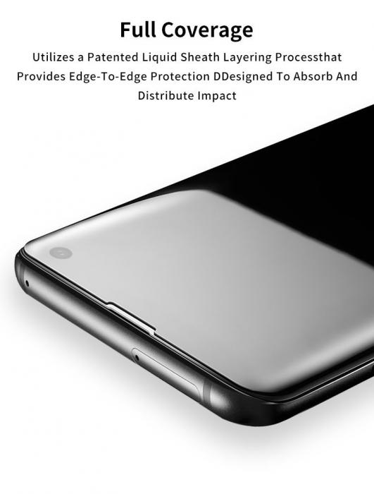 UTGATT5 - T-Max UV Hrdat Glas Galaxy S10 + Plus Clear
