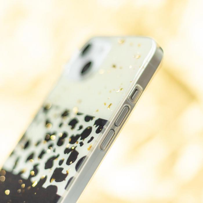 OEM - Guldig leopardmnstrad skal till Samsung Galaxy A73 5G