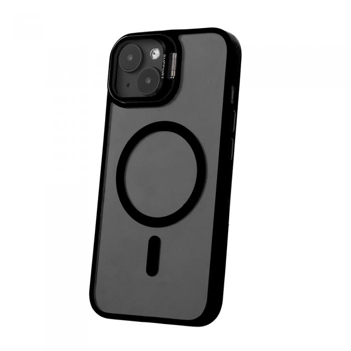 OEM - iPhone 14 Pro Svart Mag Fodral med Extra Lens