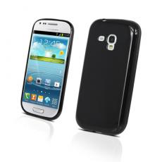 Muvit - Muvit Minigel Glazy Skal till Samsung Galaxy S3 Mini i8190 - (Svart)