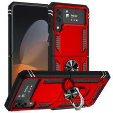 A-One Brand - Galaxy Z Flip 4 Skal Ringhållare Kickstand - Röd