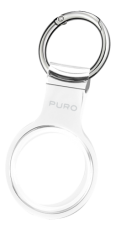 Puro - Puro AirTag Med Carabiner Nude - Transparent