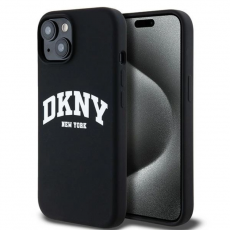 DKNY - DKNY iPhone 15/14/13 Mobilskal MagSafe Silikon Vit Logo
