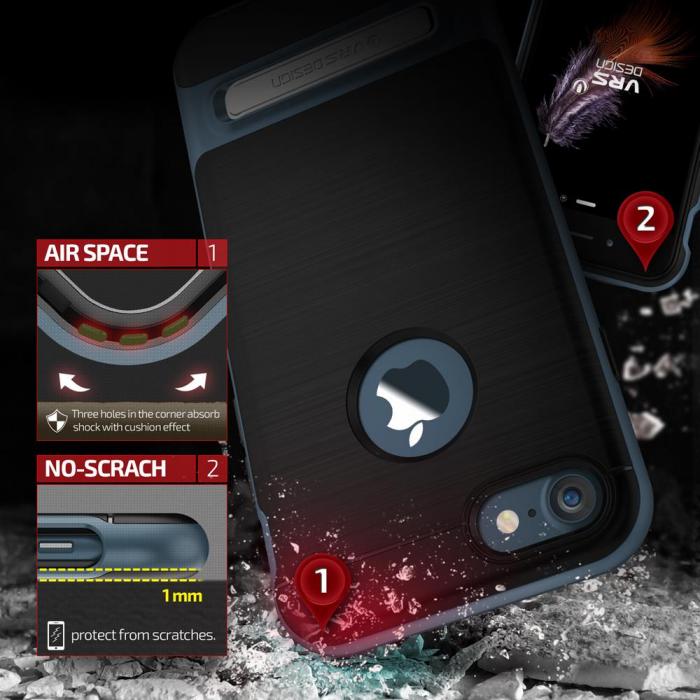 UTGATT5 - Verus High Pro Shield Skal till Apple iPhone 7/8/SE 2020 - Bl