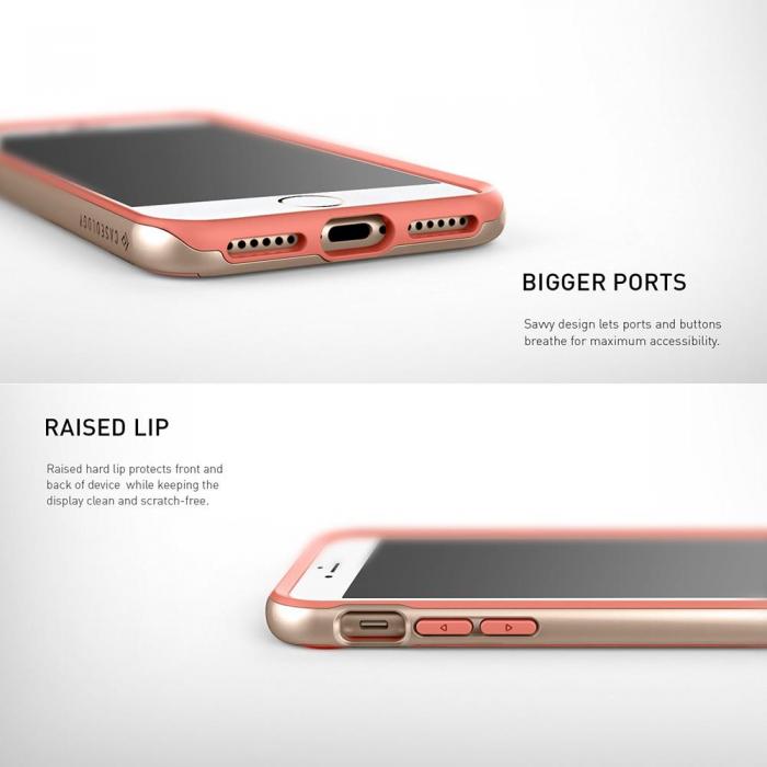 UTGATT5 - Caseology Parallax Skal till Apple iPhone 7/8/SE 2020 - Rosa