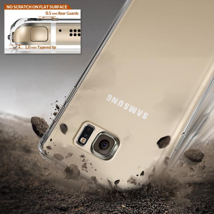 UTGATT5 - Ringke Fusion Shock Absorption Skal till Samsung Galaxy Note 5 - Smoke Black