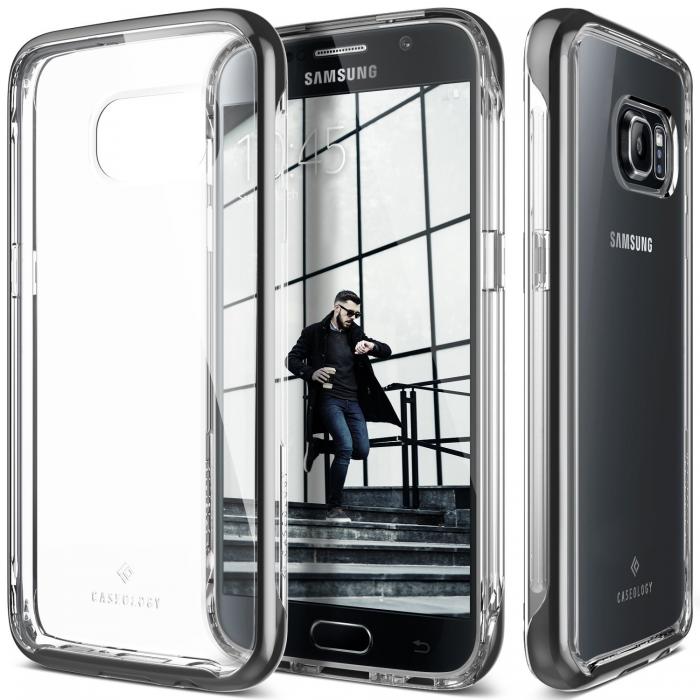 UTGATT5 - Caseology Skyfall Series Skal till Samsung Galaxy S7 - Svart
