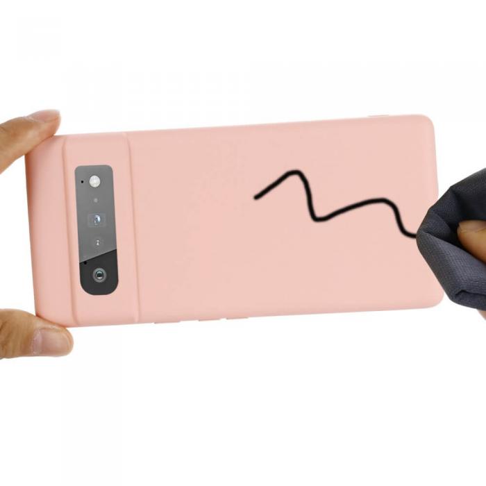 A-One Brand - Liquid Silikon mobilskal till Google Pixel 6 Pro - Rosa
