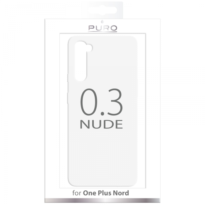 UTGATT1 - Puro - Nude Mobilskal OnePlus Nord - Transparent