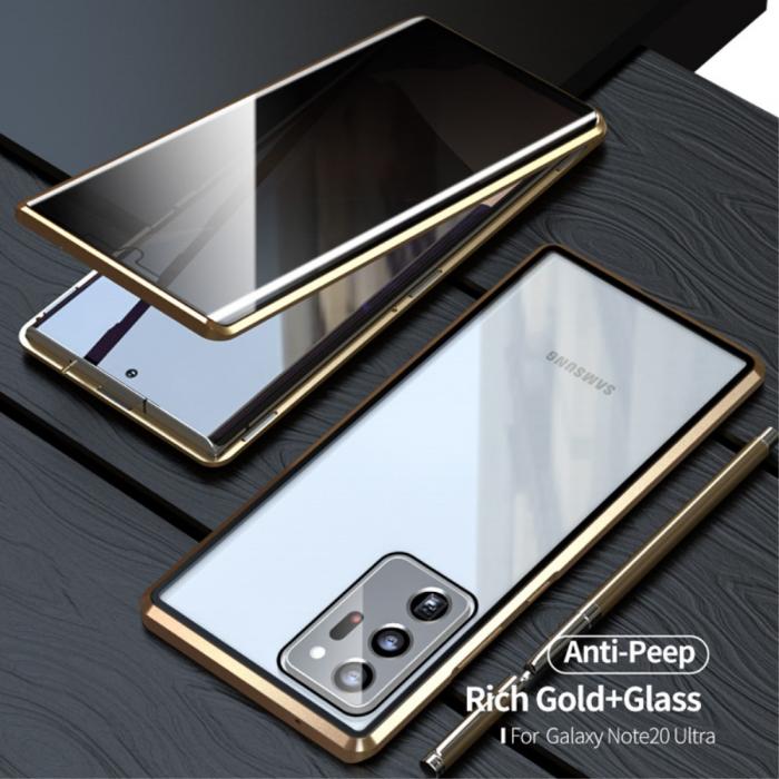 OEM - Magnetic Metal Skal till Galaxy Note 20 Ultra - Gold