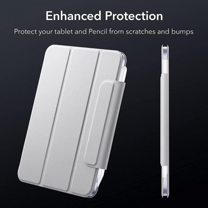 UTGATT5 - ESR Rebound Magnetic Fodral iPad Mini 6 2021 - Silver Gr