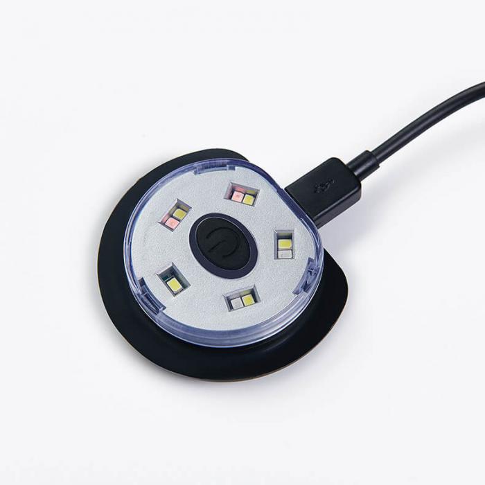 A-One Brand - Bluetooth Mssa med LED-Ljus - Svart