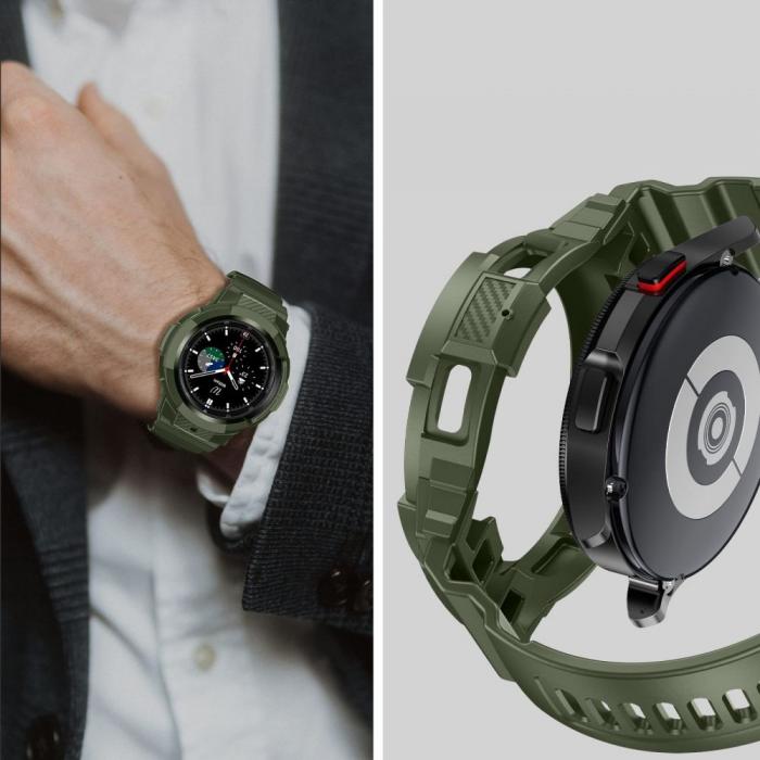 UTGATT1 - Tech-Protect Galaxy Watch 4/5 (44mm) Armband Scout Pro - Svart