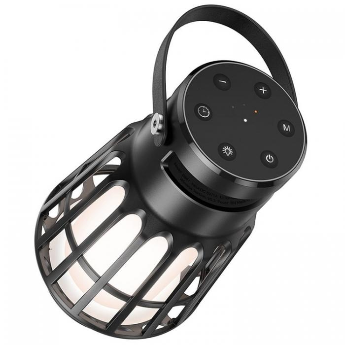 Hoco - Hoco Trdls Hgtalare Bluetooth Med Camping Ficklampa - Svart