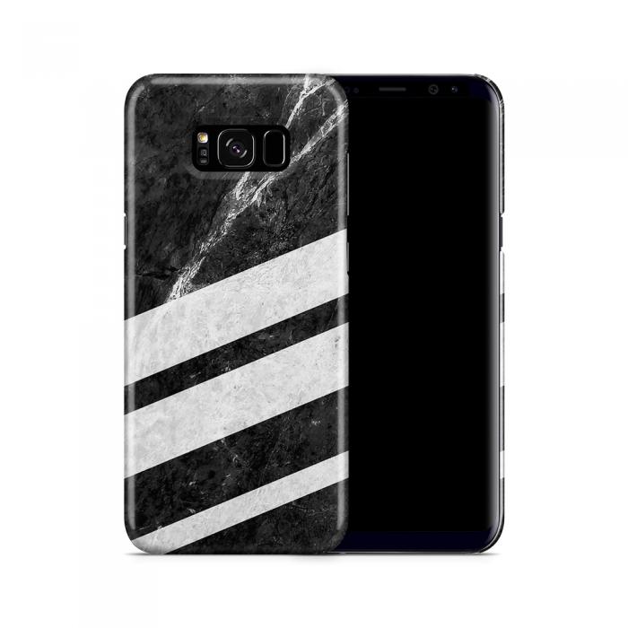 UTGATT5 - Skal till Samsung Galaxy S8 Plus - Black Striped Marble
