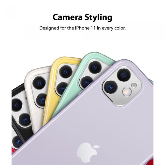 UTGATT1 - RINGKE Camera Stil iPhone 11 Silver