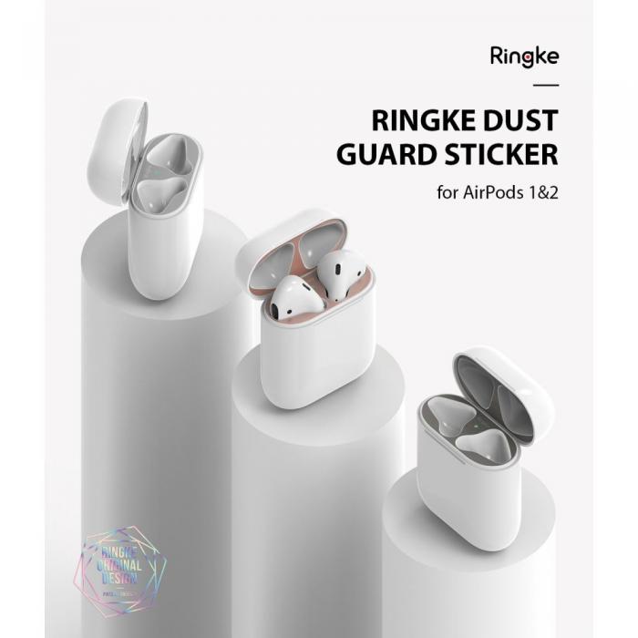 UTGATT5 - Ringke Dust Guard Sticker Airpods Rose Gold