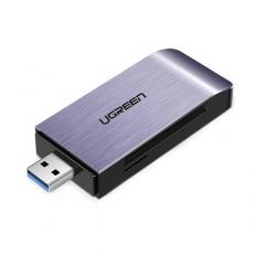 Ugreen - Ugreen USB 3.0 SD/ micro SD kort läsare Grå